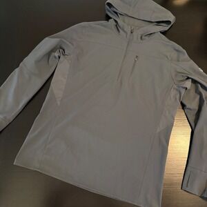 Kuhl The One Hoody Mens Small Grey Quarter Zip Pullover